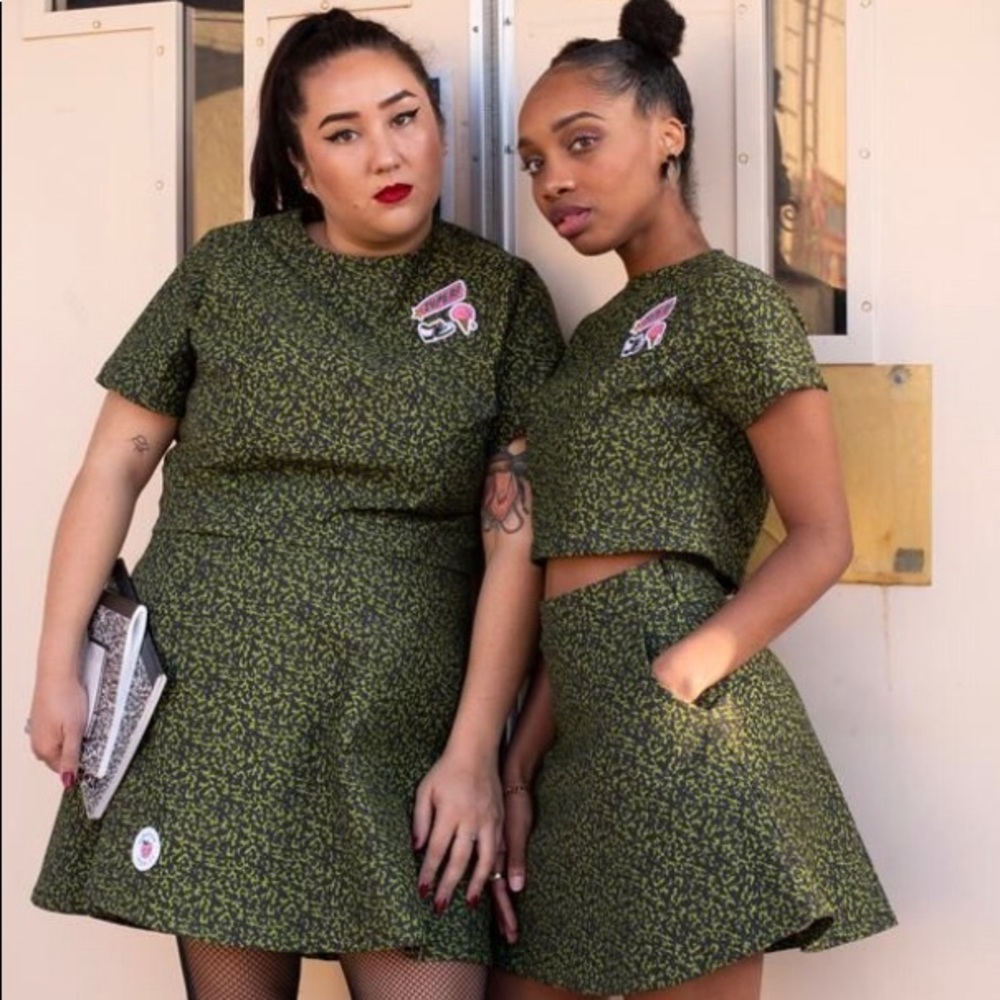 Dead Stock Top & Skirt Tuesday Bassen 3x Plus NWOT